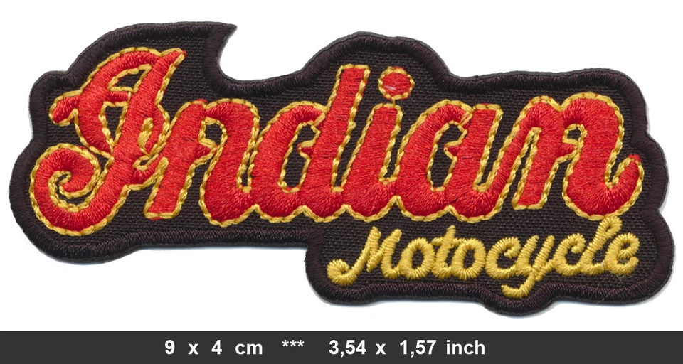 INDIAN Patch Embroidered Sew Iron Motorcycles Chopper Cruiser V2 USA v2 Foto 1 de 1