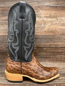 Bota Western HP9505 Tabac Full Quill Avestruz para hombre de Horse Power - Imagen 1 de 4