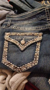 New with Tags womans JR+ realco jeans Great Design Size 21 Must See - Picture 1 of 4