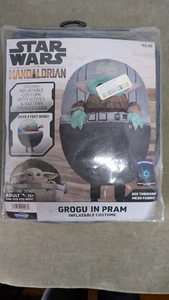 Star Wars Grogu In Pram Adult Inflatable Halloween Party Costume - One Size - Picture 1 of 8