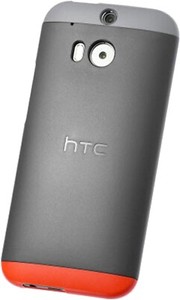 Double Dip Case for HTC One (M8), Gray