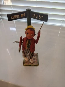 1940er besetztes Japan Zelluloid Blech zum Aufziehen Harlem Wasserhahntänzer Mann FUNKTIONIERT - Bild 1 von 4