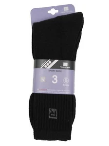 3er Pack Sportsocken von Rucanor, schwarz - Bild 1 von 1