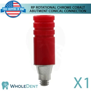 RP Conical Connection UCLA Rotational Chrome Cobalt Abutment Dental Implant - Picture 1 of 3
