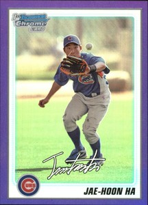 2010 Bowman Chrome Prospects Purple Refractors #BCP85 Jae-Hoon Ha