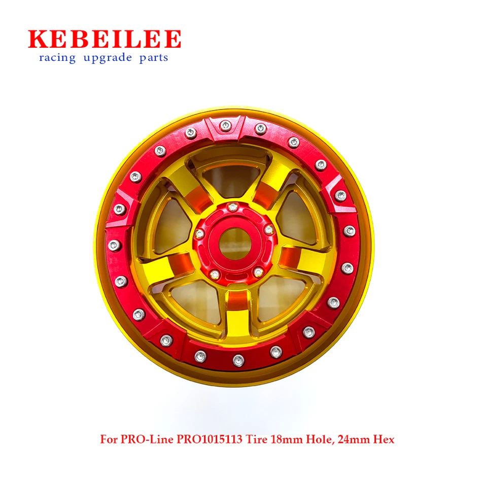 KEBEILEE LOSI DBXL&ARRMA Kraton8S 4.3"Alu wheel For PROLine MX43&PRO1015113 tire - Image 1 of 1
