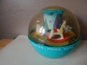 Vintage 1966 FISHER PRICE #165 ROLY POLY CHIME BALL~VG Shape! - Picture 1 of 9