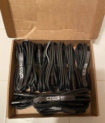 CZGOR Flexible Output 10pc DMX Cables GZHY 300 300V - Image 1 of 2
