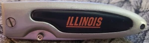 New In Box Old Hickory Illinois Fighting Illini Folding Knife - Picture 1 of 7
