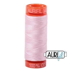 Aurifil Thread Mako 50wt 100% Cotton Small Spools 220 yds Each - Picture 1 of 253