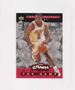 1994-95 Collector's Choice YOU CRASH THE GAME # S10 Khalid Reeves Miami Heat - Picture 1 of 3
