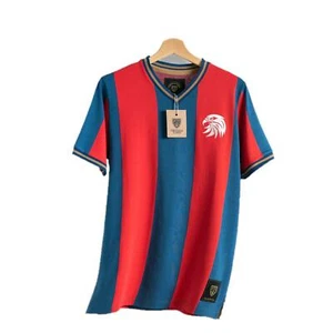 Camiseta Crystal Palace Football Club Inspirada Retro Para Hombre Calce Ajustado Emblema Águila - Imagen 1 de 4