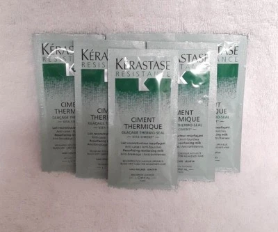 Kerastase Ciment Thermique Anti-breakage Reinforcing Milk 0.34oz / 6 sachets  - Image 1 of 3