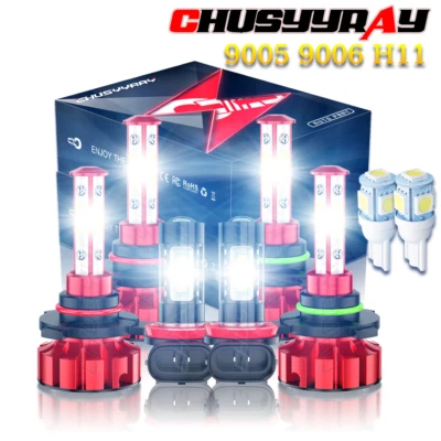 Headlight Hi-Lo BEAM+Fog Bulbs For Volvo VNL VNM 630 670 730 780 2004-2015 - Image 1 of 4