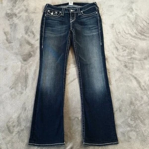 Pantalones de mezclilla True Religion Becky Bootcut tiro bajo para mujer talla 29 años 90 Y2K - Imagen 1 de 11