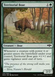 Magic The Gathering Magic The Gathering Territorial Boar (145) Ravnica Allegiance LP - Imagen 1 de 2