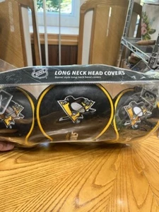 CUBIERTAS DE CABEZA DE CUELLO LARGO DE GOLF NHL PITTSBURGH PENGUINS 1,3 Y X. NUEVO EN PAQUETE - Imagen 1 de 8