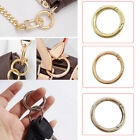 Spring Gate O Ring Openable Keyring Key Leather Bag Handbag Belt Strap Parts WS