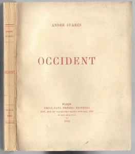 WESTEN von André SUARES Edition Emile-Paul Frères La Guerre des Boches EO 1915 - Bild 1 von 9