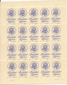 US Stamp - 2005 Presidential Libraries - 20 Stamp Sheet - #3930 - Picture 1 of 1
