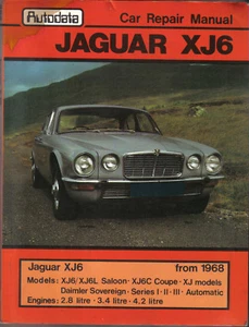 Jaguar XJ 6 1968 onward Autodata Workshop Manual Series 1 2 & 3 - Picture 1 of 1