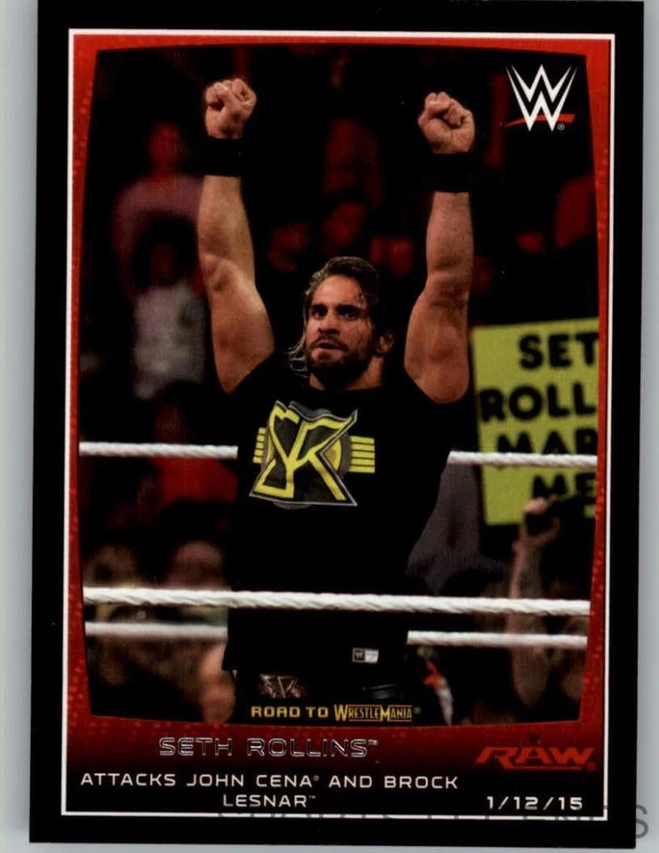 2015 WWE Road to Wrestlemania #79 Seth Rollins - Image 1 of 1