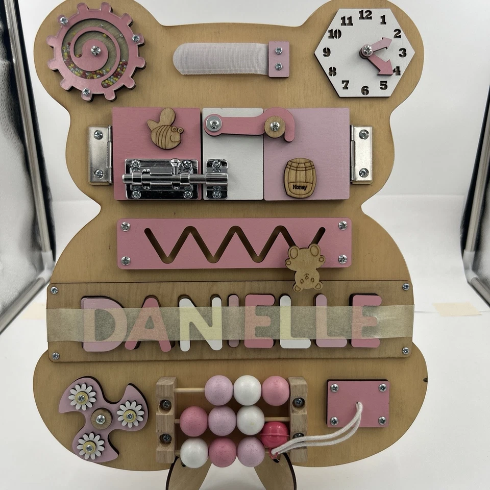 Personalized Name Puzzle Toys Customized Educational Wooden Puzzle “Danielle” - Image 1 of 4
