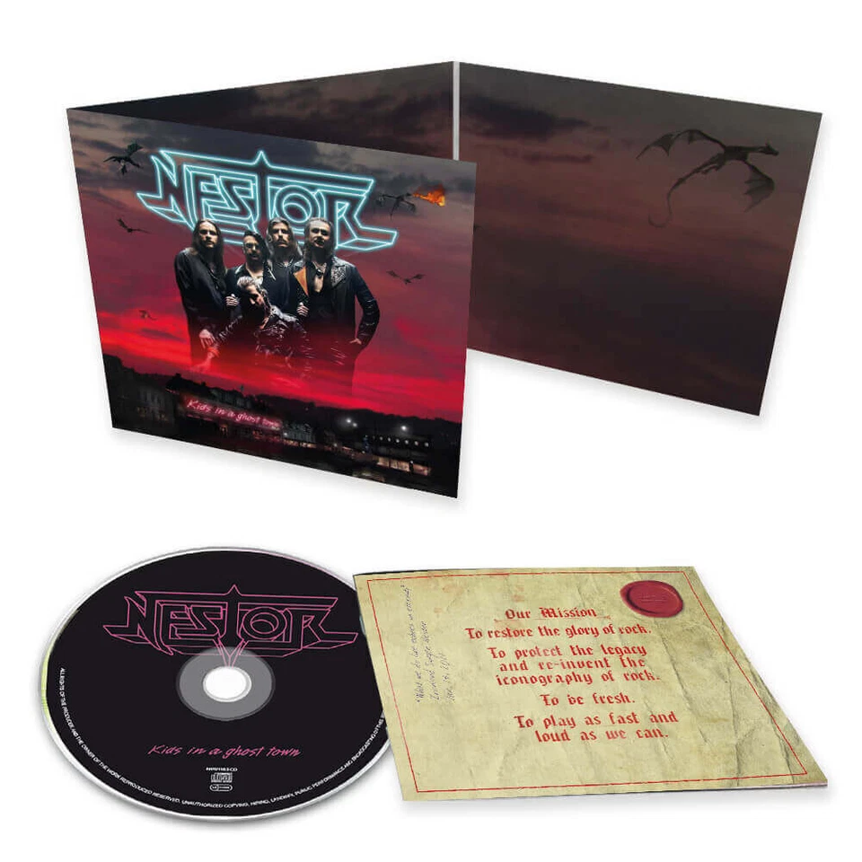 NESTOR – Kids in a Ghost Town (DIGIPAK + BONUS TR.*SWE HARD ROCK / AOR) - Bild 1 von 1