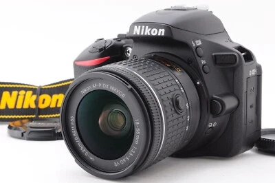 SH:459 [TOP MINT] Nikon D5600 DSLR Camera+ AF-P DX 18-55mm  f3.5-5.6G VR Japan - Image 1 of 4