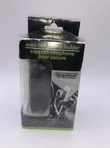 e-Circuit - Auto Cell Phone Holder - Black - Fits Most Smart Phones - Picture 1 of 5