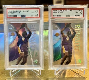 1998-1999 Koby Bryant ( 2 Card Lot) Skybox E-X Century Kobe Bryant #10. Invest. - Picture 1 of 7