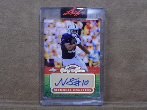 2025 Leaf Glory of the Game Future Nicholas Singleton Auto /99 - Picture 1 of 2