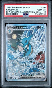POKEMON SHROUDED FABLE KINGDRA EX #131 ILLUSTRATION PSA 10 GEM MINT #114306799 - Picture 1 of 2