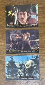 Lord of the Rings Topps Fellowship of the Ring Frankfurt Book Fair Promo P1-P3 - Picture 1 of 2