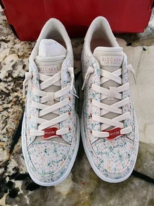 Skechers Arch Fit Arcade Flow Floral Sneaker Damen 9,5 Vegan Off White Neu - Bild 1 von 10