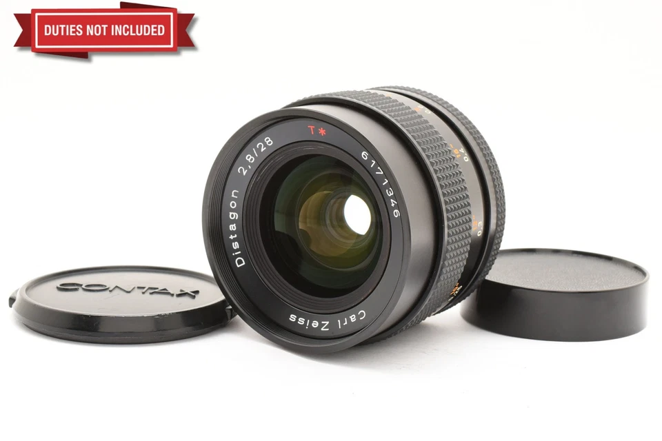 [MINT] Contax Carl Zeiss Distagon T* 28mm f/2.8 AEJ MF Lens CY Mount From JAPAN - Image 1 of 4