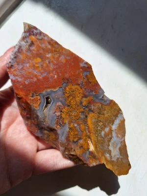 Cathedral Agate Lapidary End Cut  - Approx. 274 Grams - Chihuahua Desert - Image 1 of 4