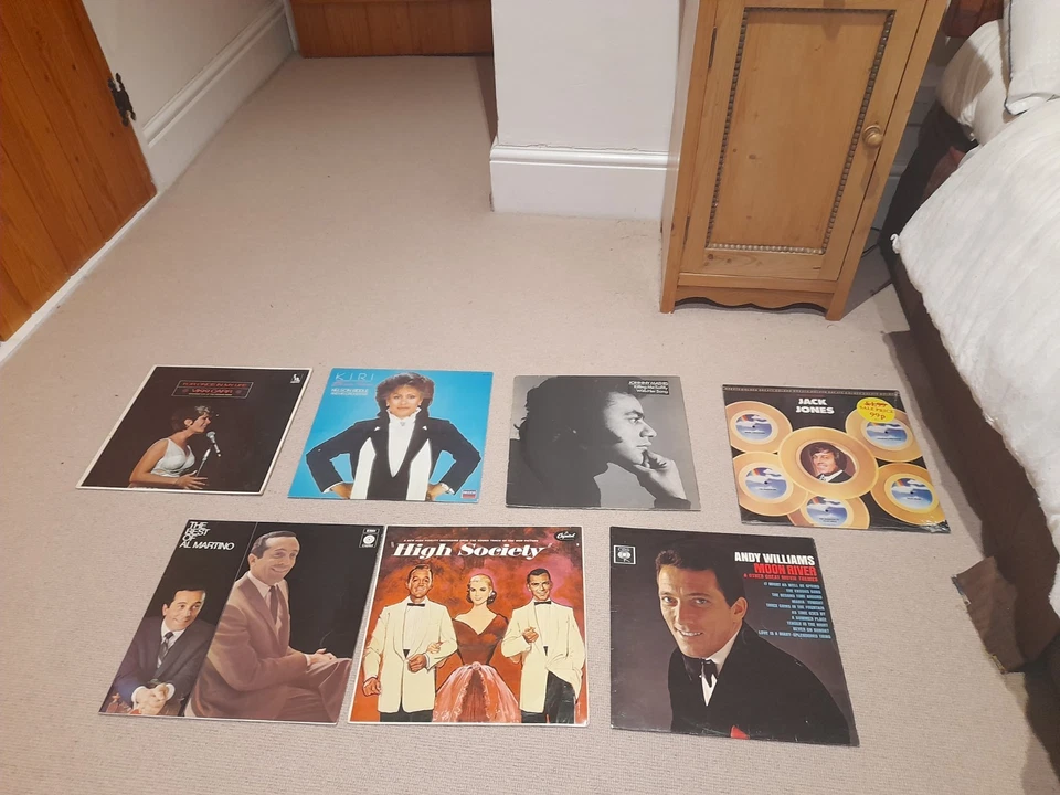 Collection of 7 Vocal Jazz vinyl LPs Records Frank Sinatra Andy Williams Mathis - Image 1 of 1
