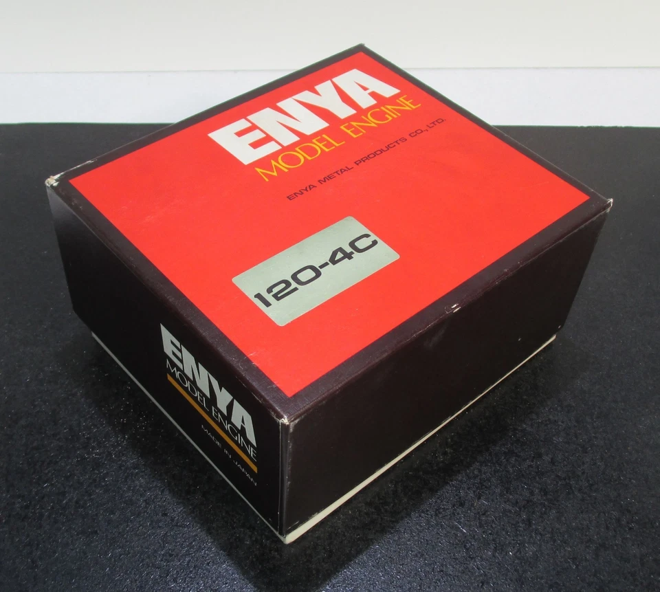 Enya 120-4C 19.93cc 4 cycle glow engine with muffler, used for R/C airplane f/s - Image 1 of 4