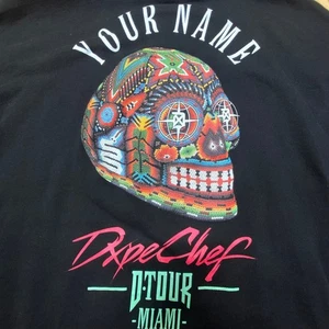 DXPE CHEF Miami Black Hoodie Men's XL Sugar Skull - Picture 1 of 8