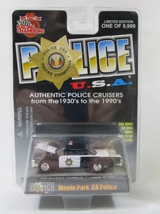 Racing Champions Police USA #105 1960 Chevy Impala Menlo Park CA Police - Picture 1 of 2