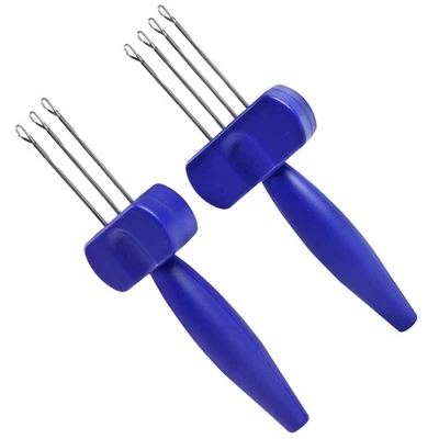  Herramienta de tejido de cable de gancho de 3 agujas y 4 agujas, herramienta de ganchillo para encuadernar o Edgi Foto 1 de 4