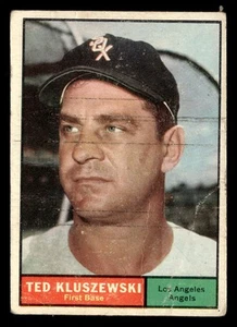 1961 Topps Ted Kluszewski #65 PR Los Angeles Angels - Picture 1 of 2
