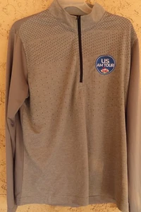 Adidas Las Vegas U.S. AM Tour Golf Tournament half zip Brent THomas size L - Picture 1 of 7
