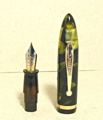Vintage Sheaffer Fountain Pen Cap & Nib only  - Feather Touch 5 nib - Image 1 of 4