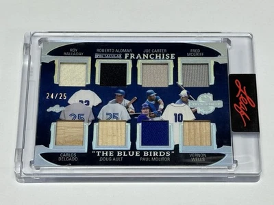 Carter Wells Ault 2025 Leaf Spectacular The Franchise Bat Jersey Relic /25 KG - Image 1 of 2