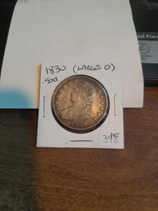 1830 capped bust half dollar - Picture 1 of 3