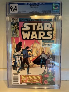 Star Wars #43 CGC 9.4 WHITE PAGES NEWSSTAND 1st App Lando Calrissian Marvel NM - Picture 1 of 10