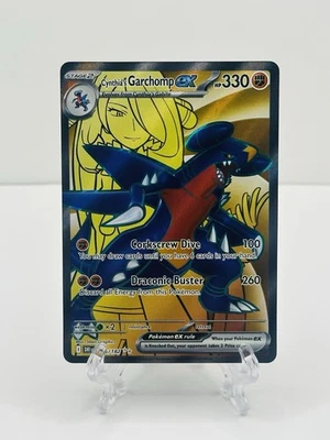 🔥Pokémon TCG-Cynthia's Garchomp ex-215/182-Sv10: Destined Rivals-Holo-M/NM!🔥 - Image 1 of 2