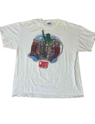 Camiseta Promocional Estatua de la Libertad J&R Ciudad de Nueva York Talla XL Calce Cuadrado Foto 1 de 4